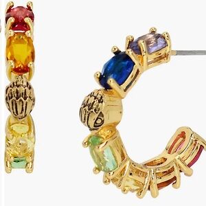 NWT Eagle Head Station Crystal Huggie Hoop Earrings
Kurt Geiger London🌈🌟